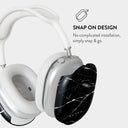 Noir Origin - Black Marble AirPods Max Case 3