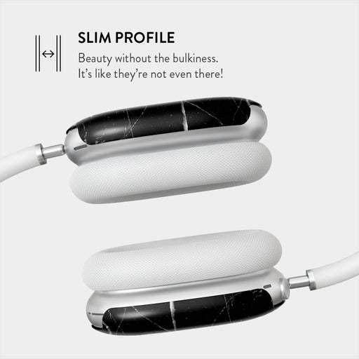 Noir Origin - Black Marble AirPods Max Case 4