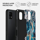 Mystic River - Blue Marble Samsung Galaxy A22 5G Case 2