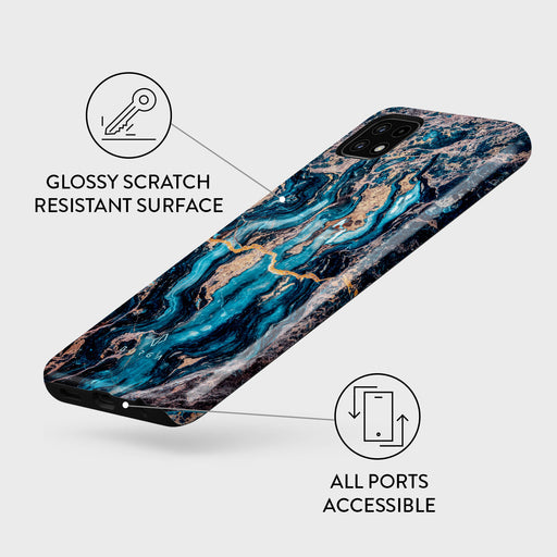 Mystic River - Blue Marble Samsung Galaxy A22 5G Case 3