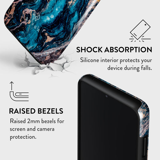 Mystic River - Blue Marble Samsung Galaxy A22 5G Case 4