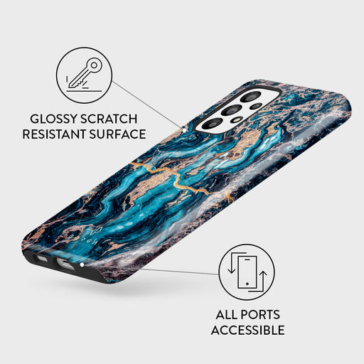Mystic River - Blue Marble Samsung Galaxy A53 Case 3