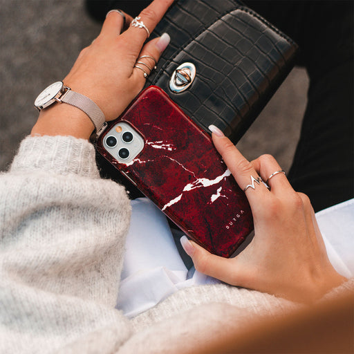 Iconic Red Ruby - Marble iPhone 11 Case 25