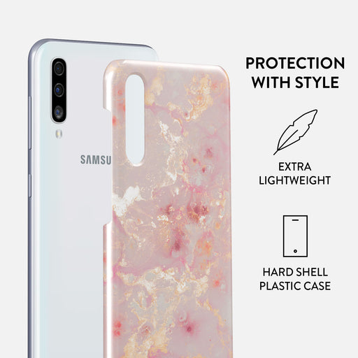 Golden Coral - Pink Samsung Galaxy A50 Case 2