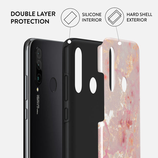 Golden Coral - Pink Huawei P30 Lite Case 6