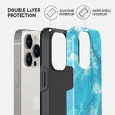 Ocean Waves - Blue iPhone 13 Pro Case 6
