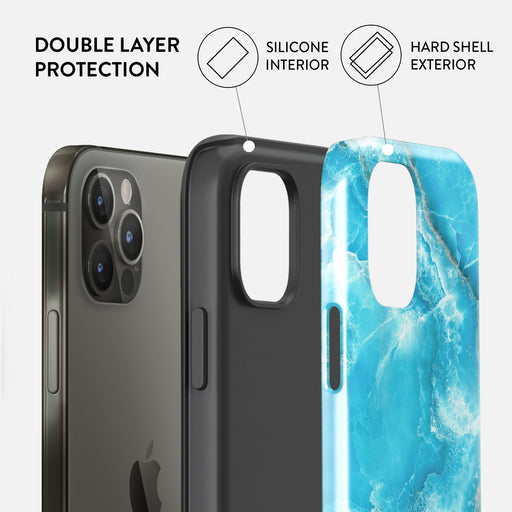 Ocean Waves - Blue iPhone 12 Pro Case 6