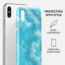 Ocean Waves - Blue iPhone XS Max Case 2