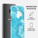 Ocean Waves - Blue Samsung Galaxy S9 Case 2
