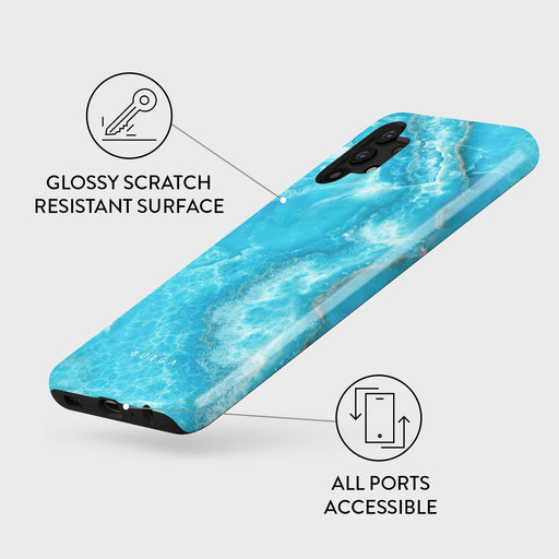 Ocean Waves - Blue Samsung Galaxy A32 5G Case 3