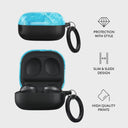 Ocean Waves - Blue Samsung Galaxy Buds 2 Case 4