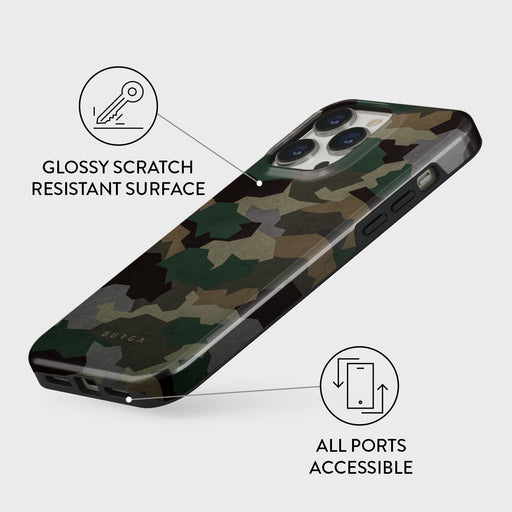 Tropical Green Camo - iPhone 13 Pro Max Case 7