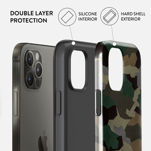 Tropical Green Camo - iPhone 12 Pro Case 6