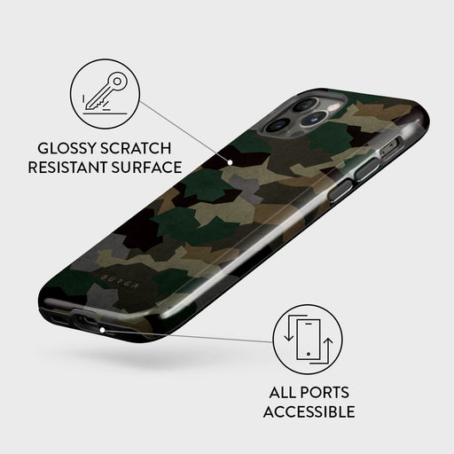 Tropical Green Camo - iPhone 12 Pro Case 7