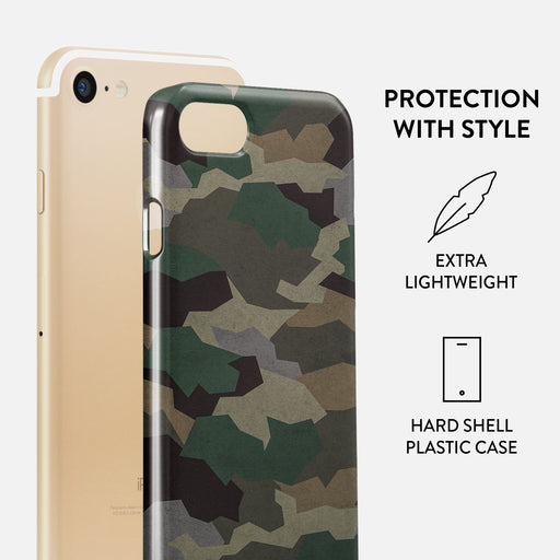 Tropical Green Camo - iPhone SE (2020) Case 2