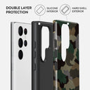 Tropical Green Camo - Samsung Galaxy S22 Ultra Case 6