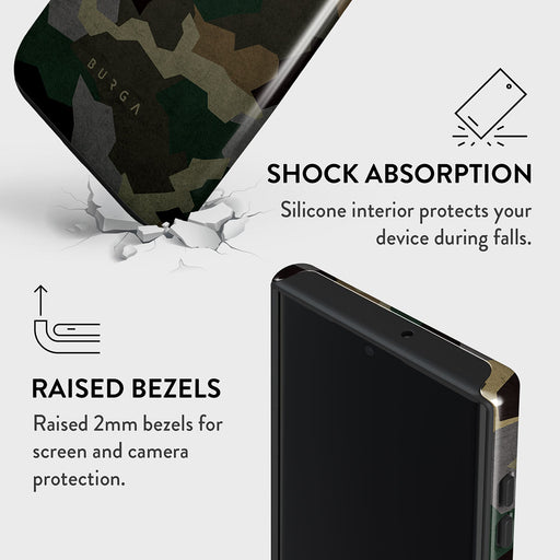 Tropical Green Camo - Samsung Galaxy S22 Ultra Case 8