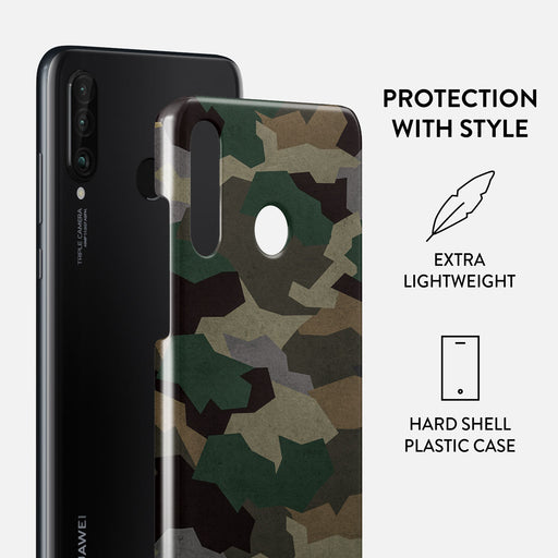 Tropical Green Camo - Huawei P30 Lite Case 2