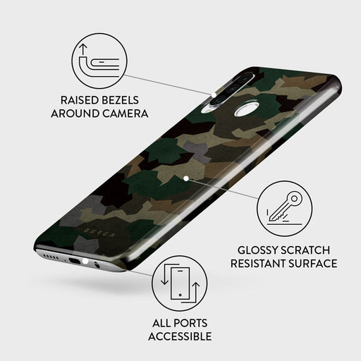 Tropical Green Camo - Huawei P30 Lite Case 3