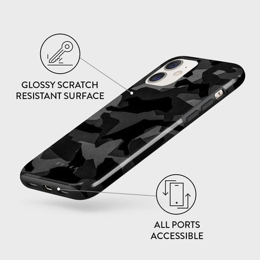 Night Black Camouflage - iPhone 11 Case 7