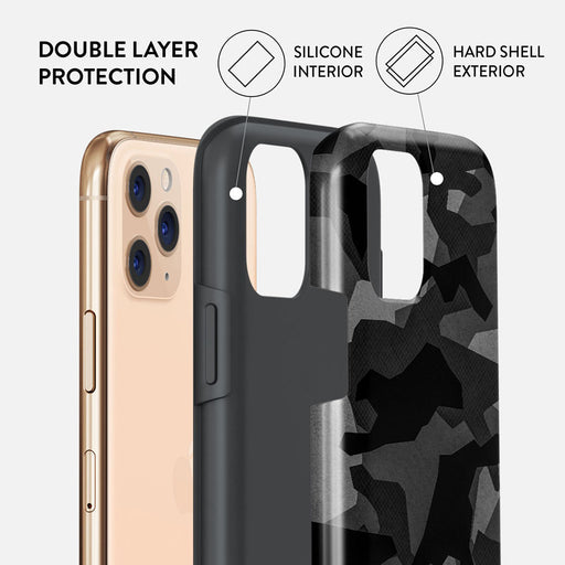 Night Black Camouflage - iPhone 11 Pro Max Case 6