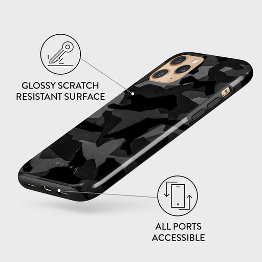 Night Black Camouflage - iPhone 11 Pro Max Case 7