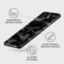 Night Black Camouflage - Samsung Galaxy A21s 4G Case 3