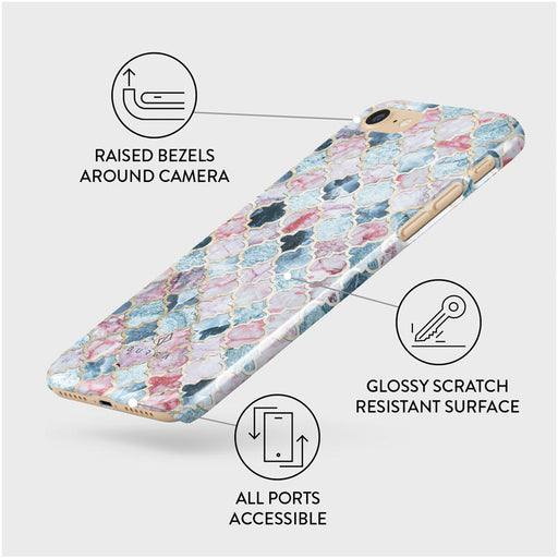 Pink Beach - Mosaic iPhone SE (2020) Case 3