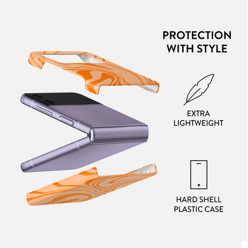 High Vibrations - Color Swirl Samsung Galaxy Z Flip 4 Case 2