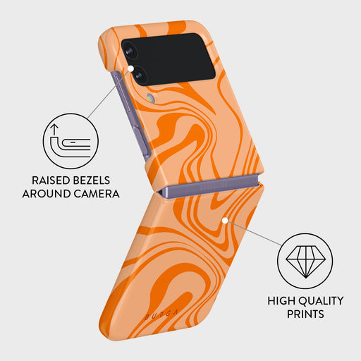 High Vibrations - Color Swirl Samsung Galaxy Z Flip 4 Case 3