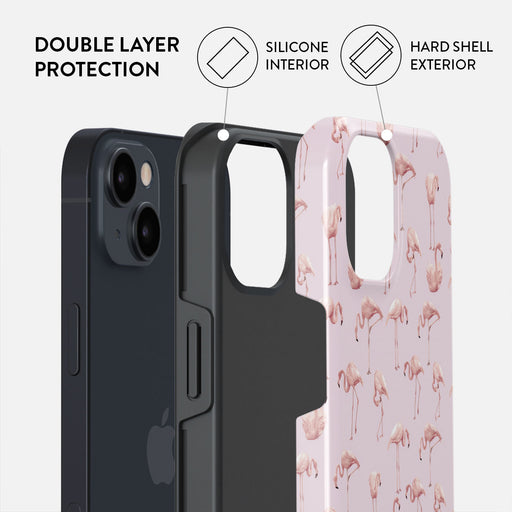 Nostalgic Pink - Flamingos iPhone 14 Case 6