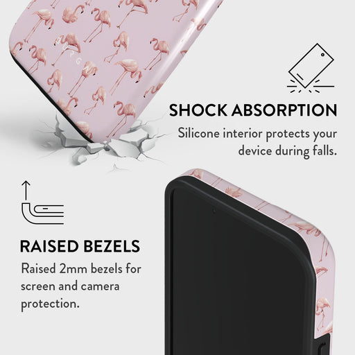 Nostalgic Pink - Flamingos iPhone 14 Case 8