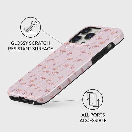Nostalgic Pink - Flamingos iPhone 14 Pro Case 7