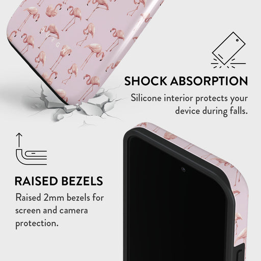 Nostalgic Pink - Flamingos iPhone 14 Pro Case 8