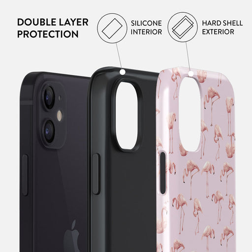 Nostalgic Pink - Flamingos iPhone 12 Case 6