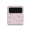 Nostalgic Pink - Flamingos Samsung Galaxy Z Flip 4 Case 1