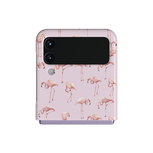 Nostalgic Pink - Flamingos Samsung Galaxy Z Flip 4 Case 1