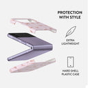 Nostalgic Pink - Flamingos Samsung Galaxy Z Flip 4 Case 2