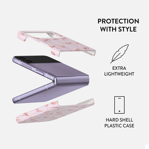 Nostalgic Pink - Flamingos Samsung Galaxy Z Flip 4 Case 2