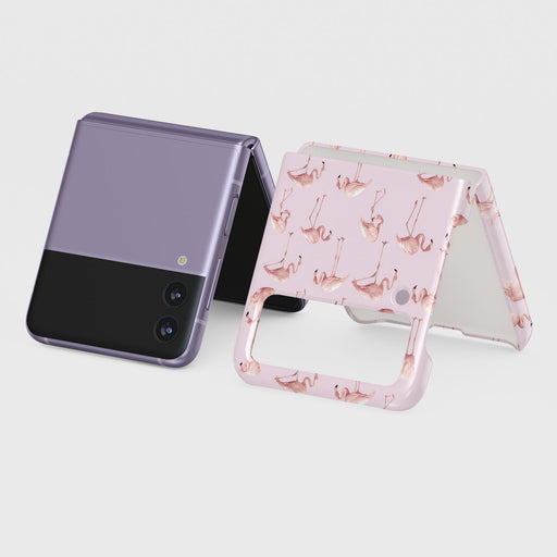 Nostalgic Pink - Flamingos Samsung Galaxy Z Flip 4 Case 5