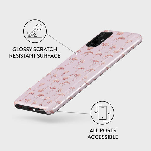 Nostalgic Pink - Flamingos Samsung Galaxy A51 4G Case 7