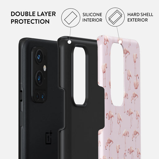 Nostalgic Pink - Flamingos OnePlus 9 Pro Case 2