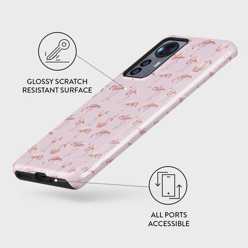 Nostalgic Pink - Flamingos Xiaomi 12 Pro Case 3