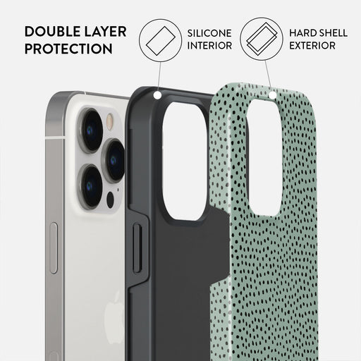 Mint Gelato - Dots iPhone 13 Pro Case 6