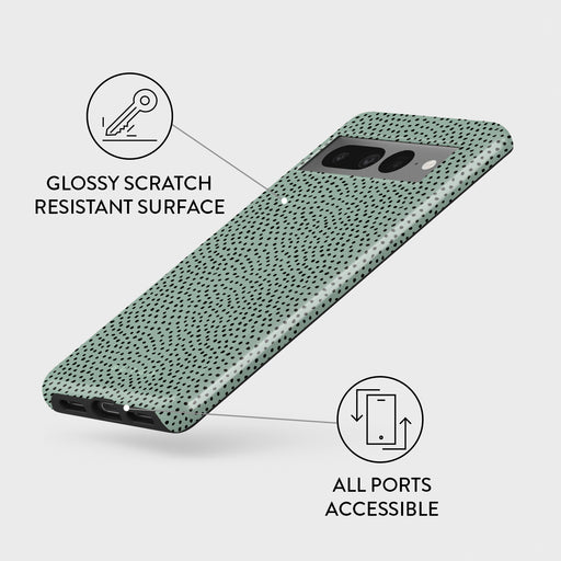 Mint Gelato - Dots Google Pixel 7 Pro Case 3