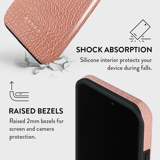 Pink Croco - iPhone 13 Pro Case 8