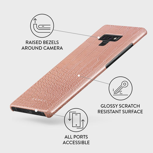 Pink Croco - Samsung Galaxy Note 9 Case 3