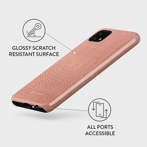 Pink Croco - Samsung Galaxy A22 5G Case 3