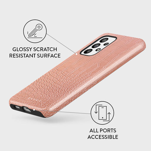 Pink Croco - Samsung Galaxy A53 Case 3