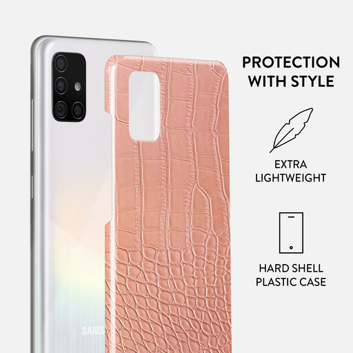 Pink Croco - Samsung Galaxy A71 4G Case 2